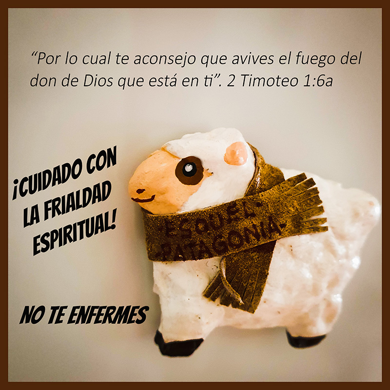 “Por lo cual te aconsejo que avives el fuego del don de Dios que está en ti”. 2 Timoteo 1:6a Cuidado de la frialdad espiritual. No te enfermes