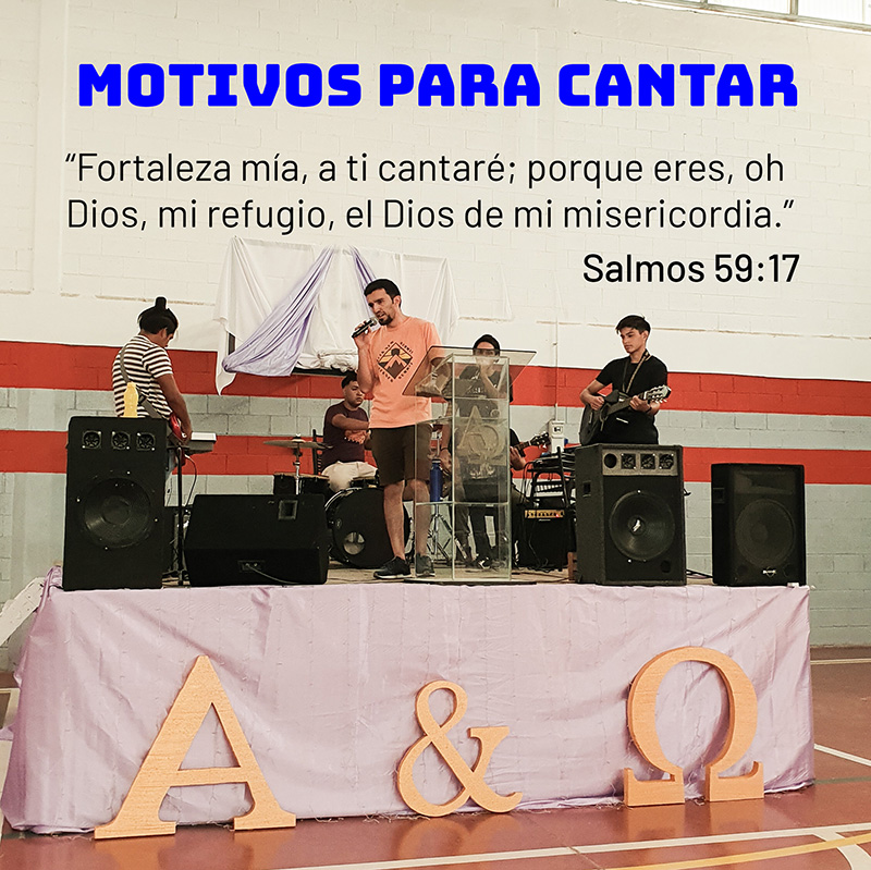 “Fortaleza mía, a ti cantaré; porque eres, oh Dios, mi refugio, el Dios de mi misericordia.” Salmos 59:17