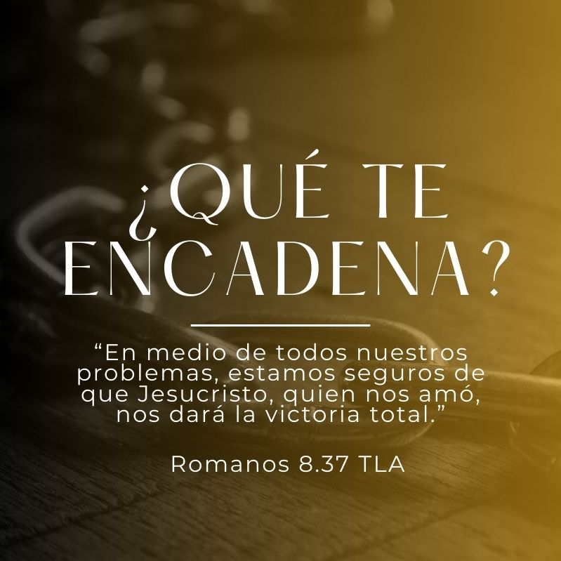 “En medio de todos nuestros problemas, estamos seguros de que Jesucristo, quien nos amó, nos dará la victoria total.” Romanos 8.37 TLA