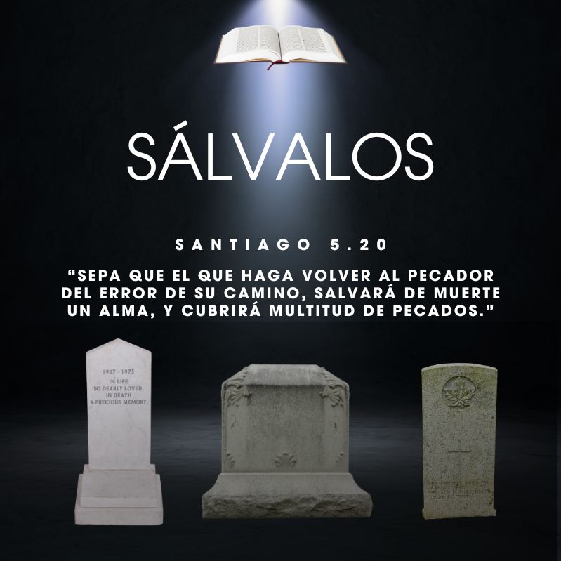 “Sepa que el que haga volver al pecador del error de su camino, salvará de muerte un alma, y cubrirá multitud de pecados.”
Santiago 5.20