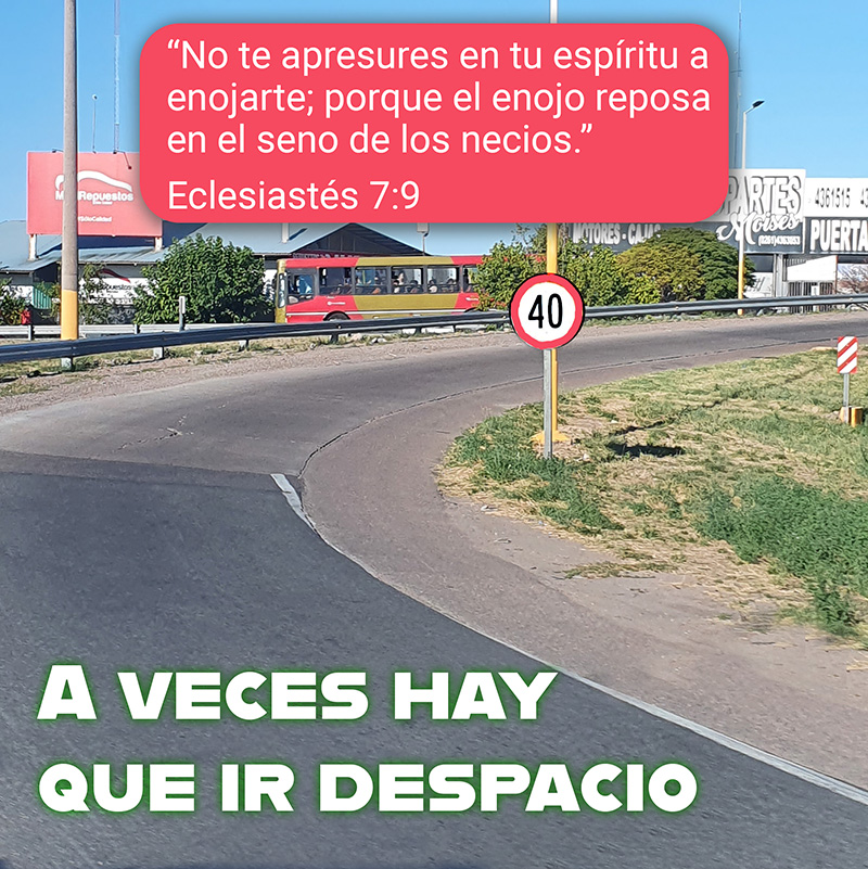 “No te apresures en tu espíritu a enojarte; porque el enojo reposa en el seno de los necios.” Eclesiastés 7:9