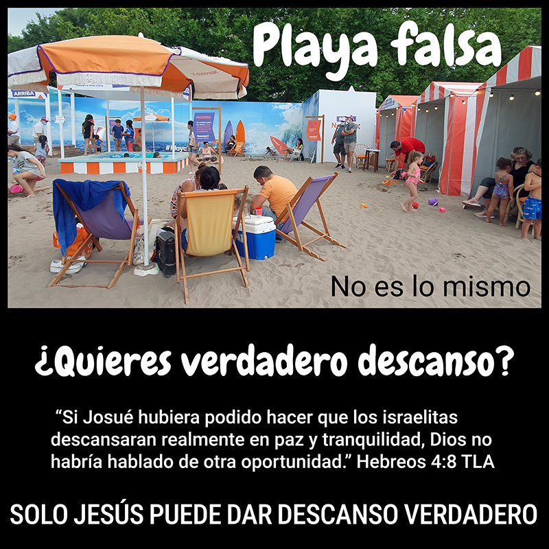 ¿Quieres verdadero descanso? “Si Josué hubiera podido hacer que los israelitas descansaran realmente en paz y tranquilidad, Dios no habría hablado de otra oportunidad.” Hebreos 4:8 TLA Solo Jesús puede dar descanso verdadero
