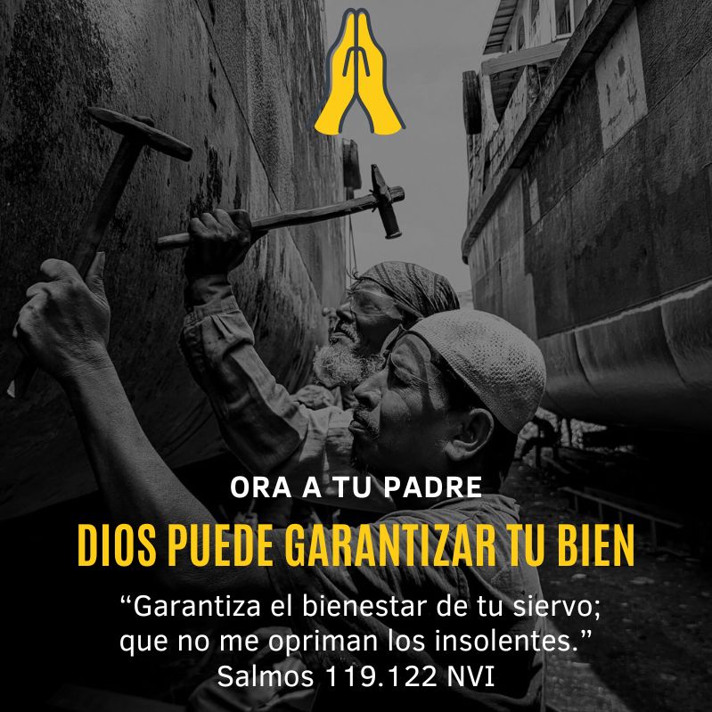 “Garantiza el bienestar de tu siervo; que no me opriman los insolentes.” Salmos 119.122 NVI