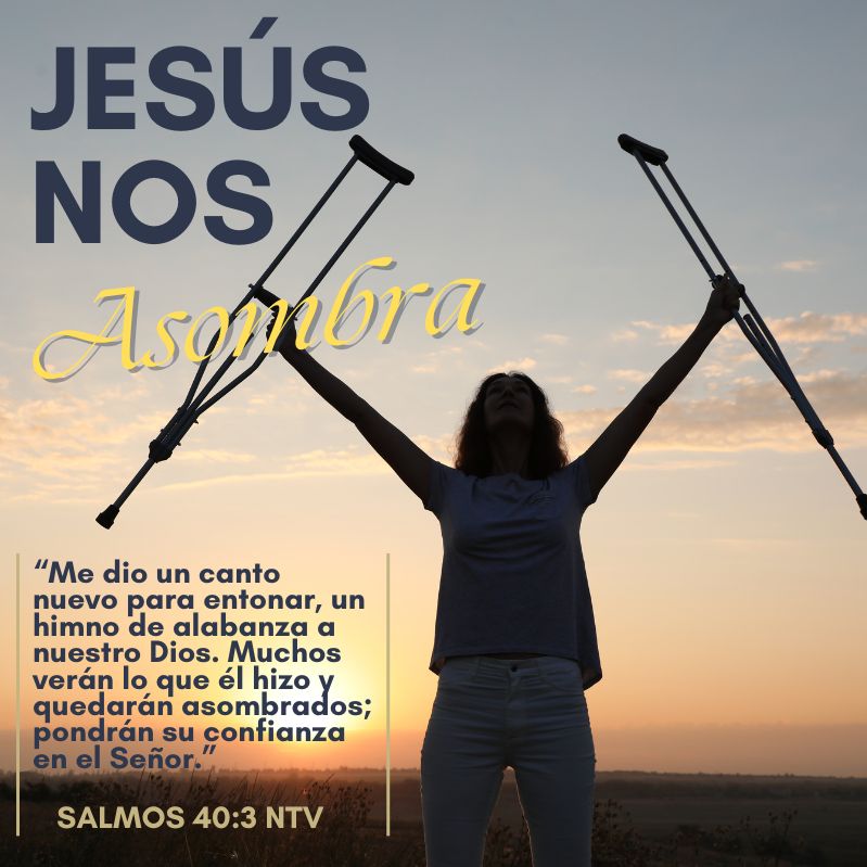 Me dio un canto nuevo para entonar, un himno de alabanza a nuestro Dios. Muchos verán lo que él hizo y quedarán asombrados; pondrán su confianza en el Señor. Salmos 40:3 NTV